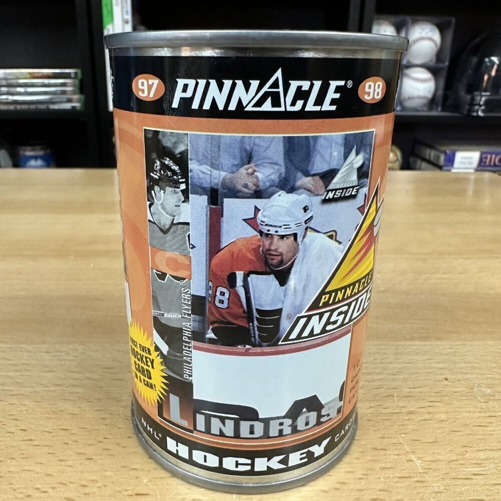 1997-98 Pinnacle Inside Hockey Factory Sealed Can #10 Eric Lindros